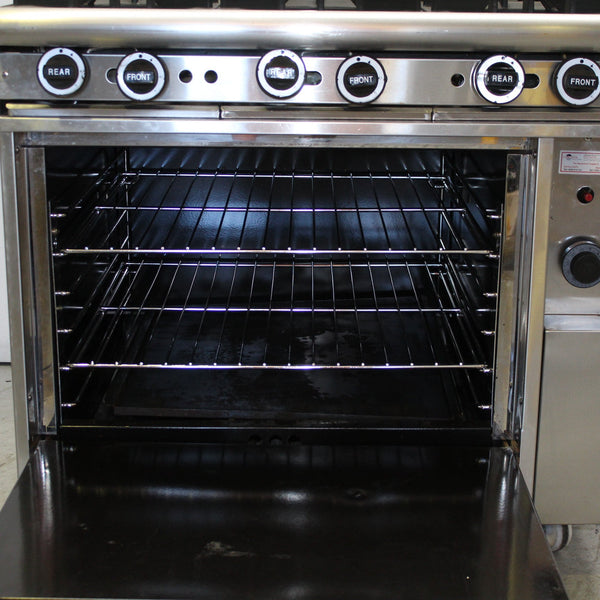 True Heat R90-6-NG 6 Burner Range Oven (1)