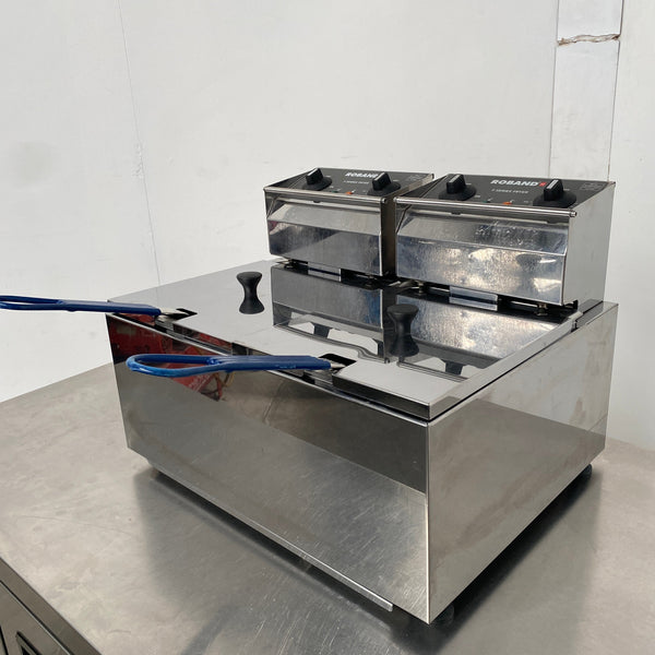 Roband F28 Double Pan Counter Fryer (2)
