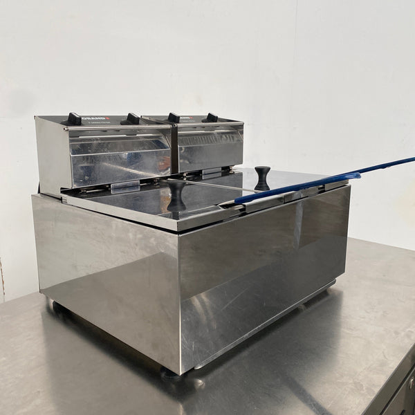 Roband F28 Double Pan Counter Fryer (3)