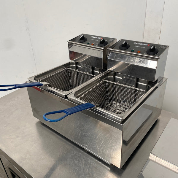 Roband F28 Double Pan Counter Fryer (5)