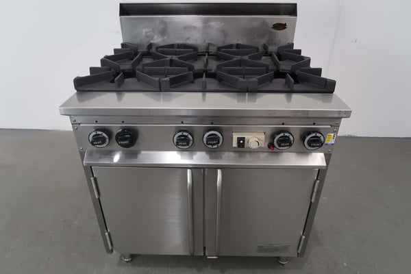 Supertron 6BT-OV-900 6 Burner Range Oven (3)