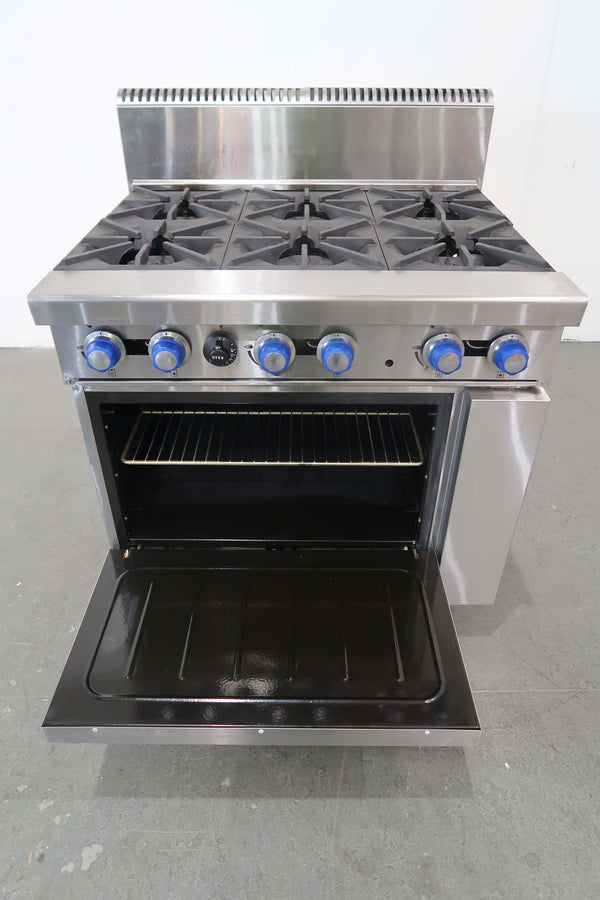 Cookrite ATO-6B-F 6 Burner Range Oven (5)