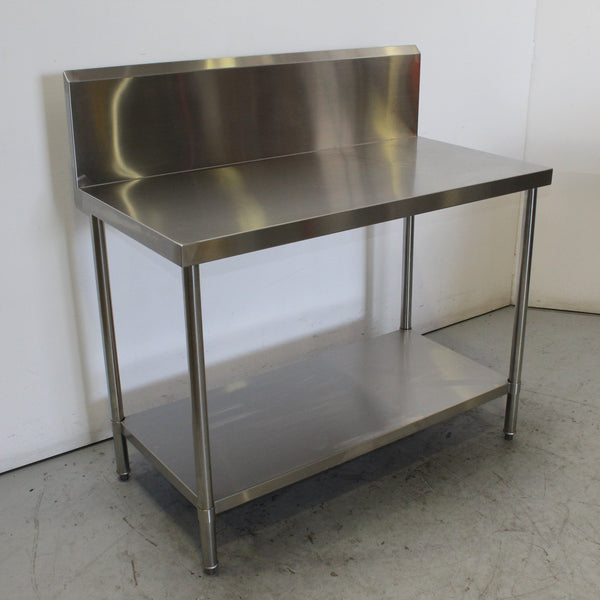 1200mm Stainless Steel Splashback Bench (2)