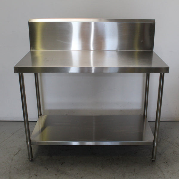 1200mm Stainless Steel Splashback Bench (3)