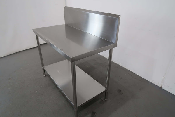 1200mm Stainless Steel Splashback Bench (4)