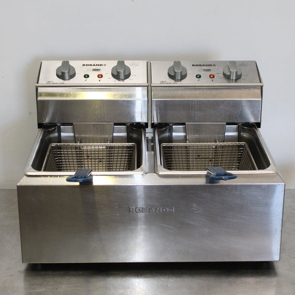 Roband FR28 C/Top Split Pan Fryer (3)