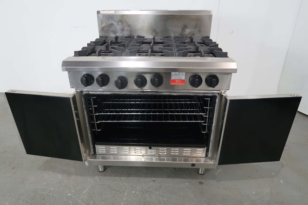 LUUS RS-6B 6 Burner Range Oven (6)