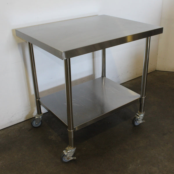 900mm Stainless Steel Mobile Bench (2)