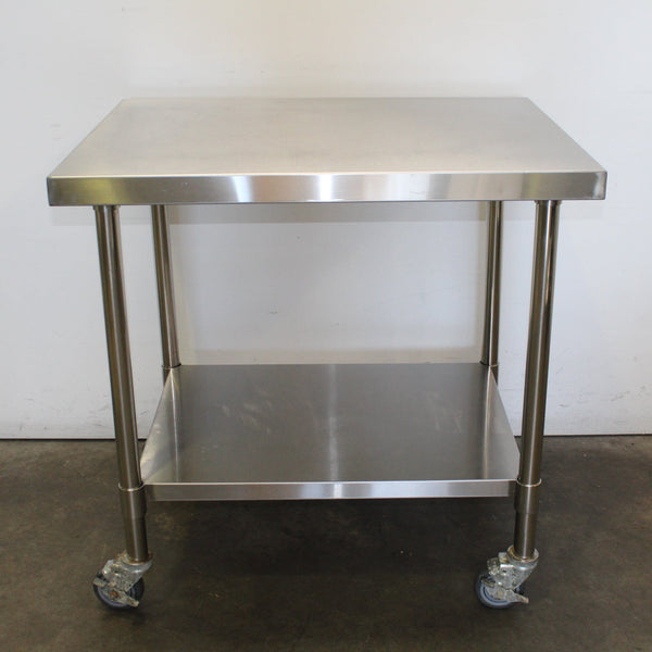 900mm Stainless Steel Mobile Bench (3)