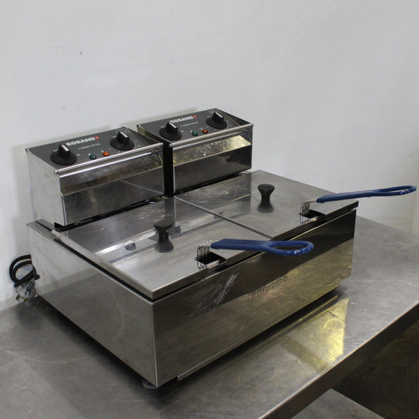 Roband F25 C/Top Double Pan Fryer (2)