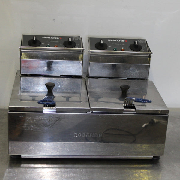 Roband F25 C/Top Double Pan Fryer (3)