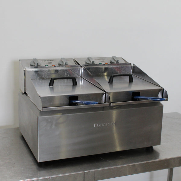 Roband FR28 C/Top Split Pan Fryer (2)