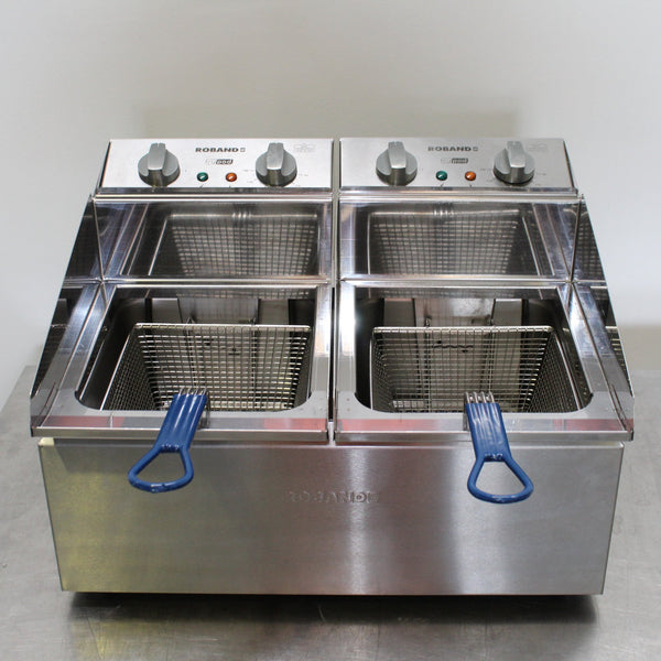 Roband FR28 C/Top Split Pan Fryer (3)