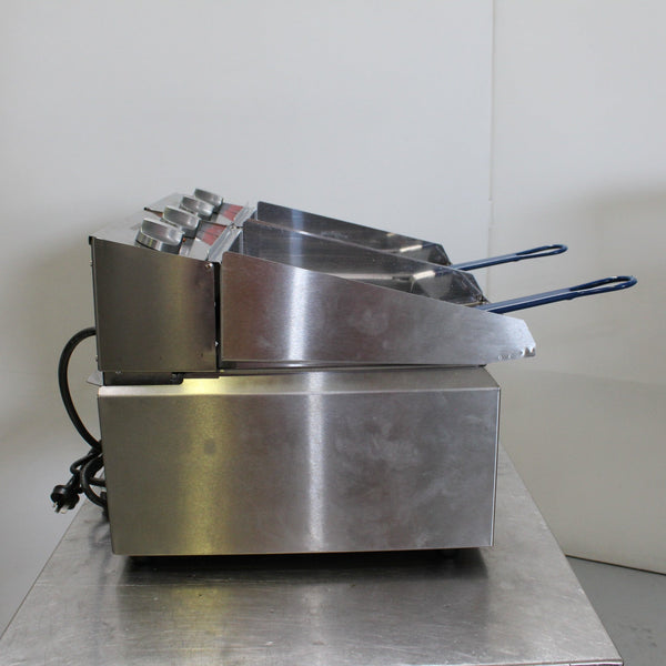 Roband FR28 C/Top Split Pan Fryer (5)