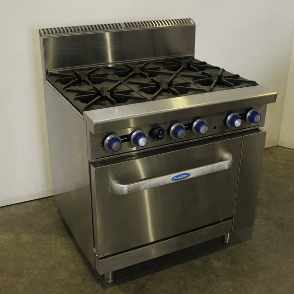 Cookrite ATO-6B-F 6 Burner Range Oven (2)