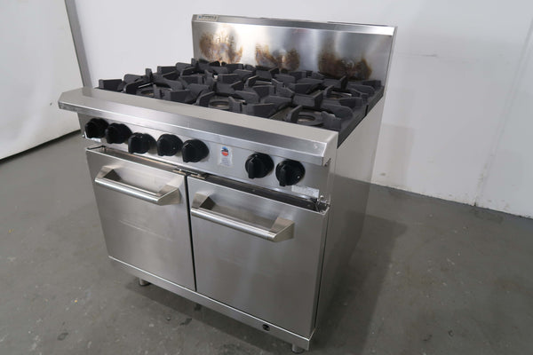 Luus RS-6B 6 Burner Range Oven (2)