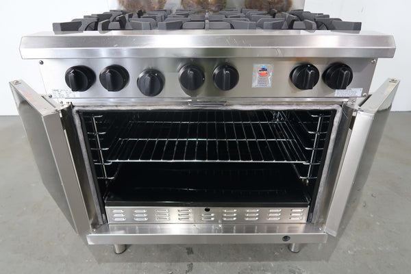 Luus RS-6B 6 Burner Range Oven (5)