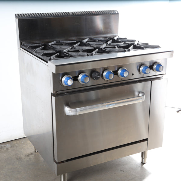 Cookrite ATO-6B-F 6 Burner Range Oven (2)