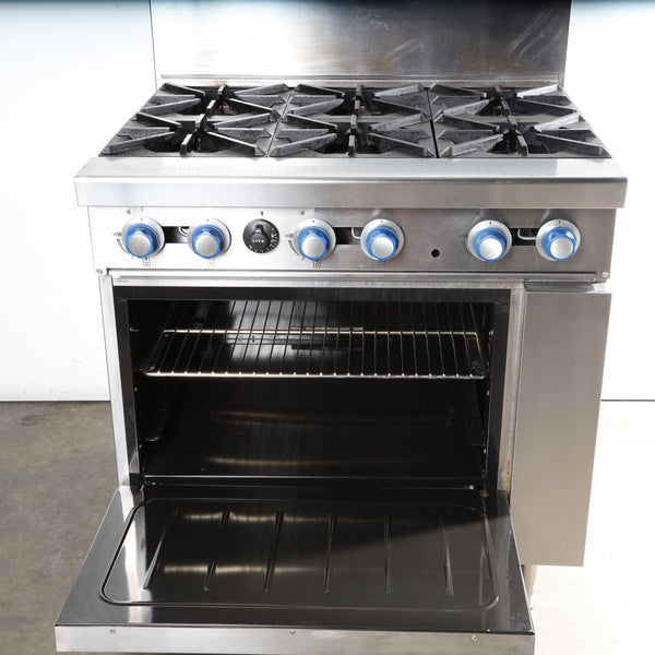 Cookrite ATO-6B-F 6 Burner Range Oven (4)