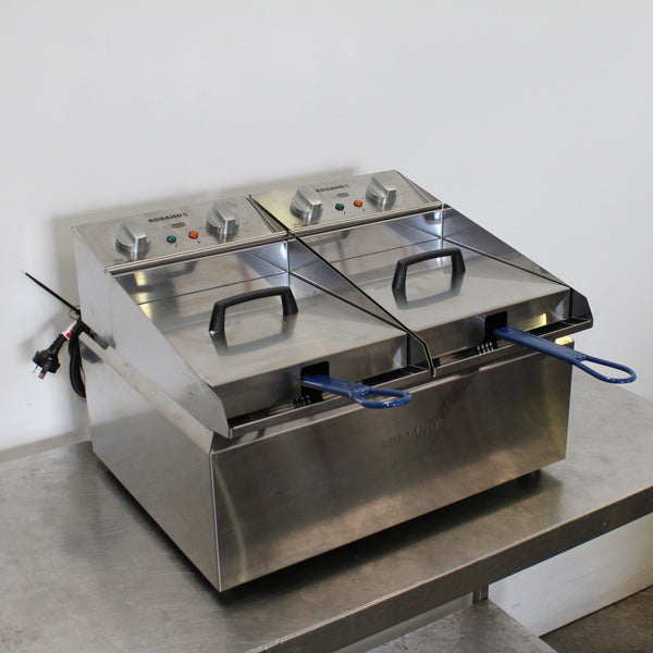 Roband FR28 C/Top Split Pan Fryer (2)