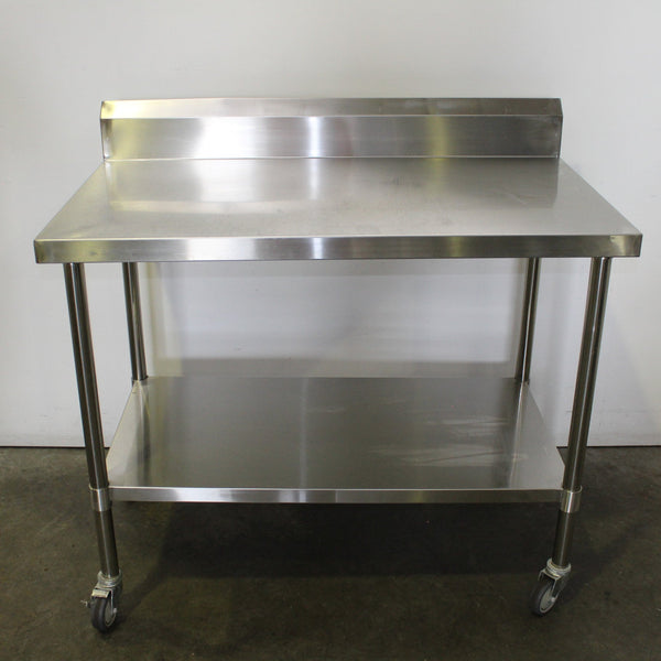 1200mm S/S Mobile Bench & Splashback (3)