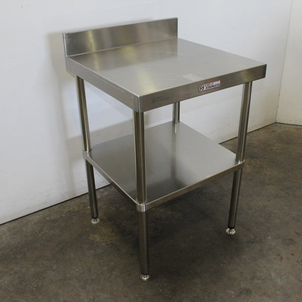 600mm Stainless Steel Splashback Bench (2)