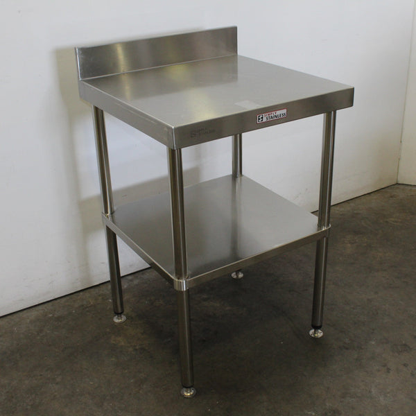 600mm Stainless Steel Splashback Bench (2)