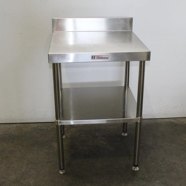600mm Stainless Steel Splashback Bench (3)