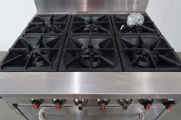 Gasmax S36(T) 6 Burner Range Oven (5)