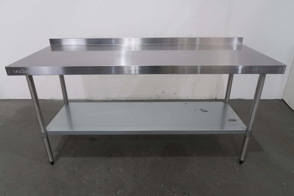 Vogue Stainless Steel Bench With Splashb (3)