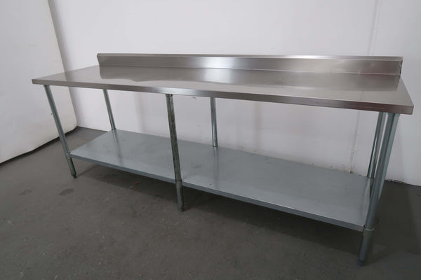 Stainless Steel Bench with Splashback (2)