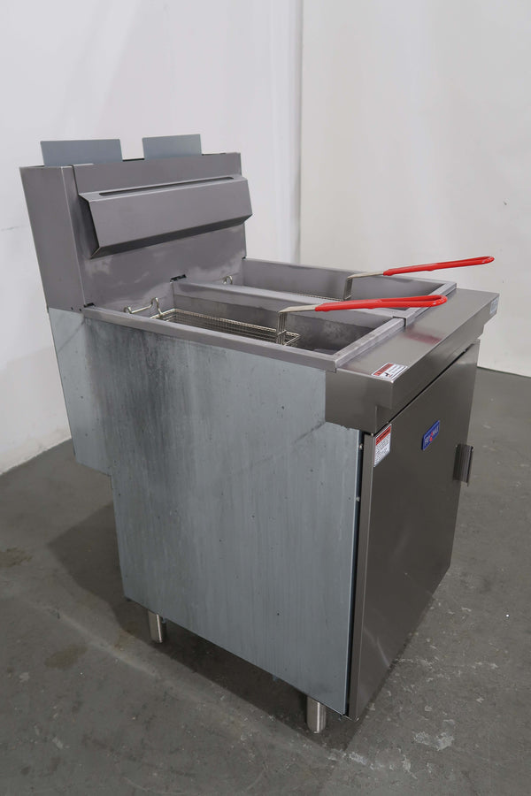 FED RC-400TE Twin Pan Fryer (4)