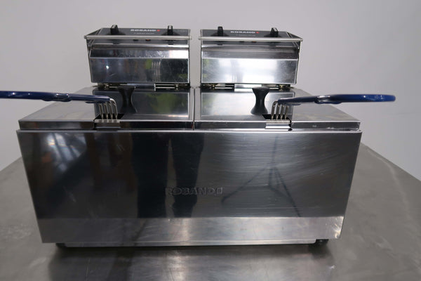 Roband F28 Double Pan Countertop Fryer (2)