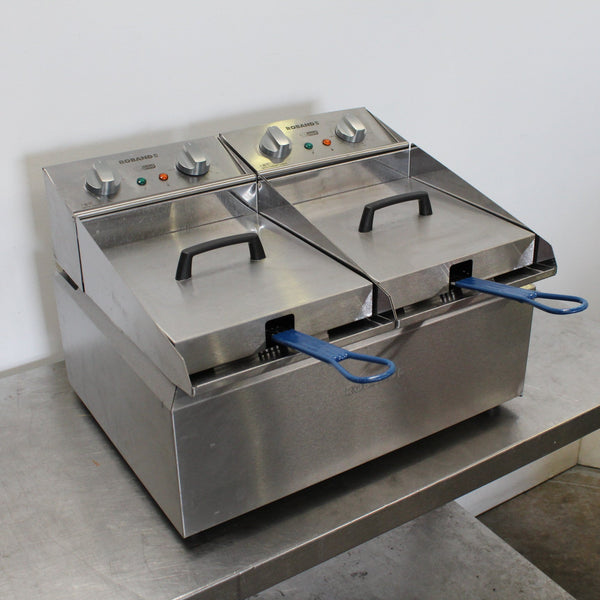Roband FR28 C/Top Split Pan Fryer (2)