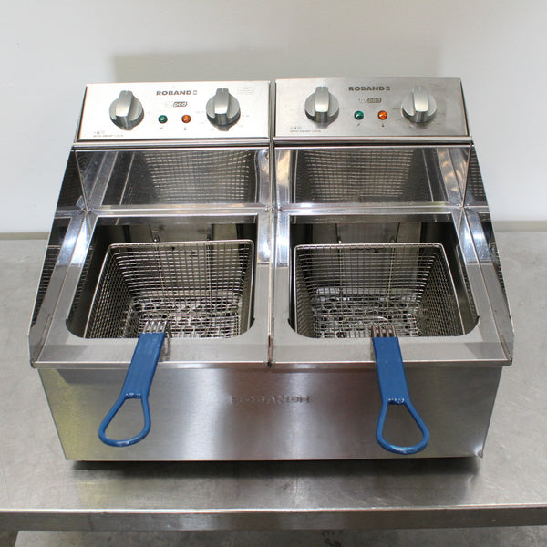 Roband FR28 C/Top Split Pan Fryer (3)