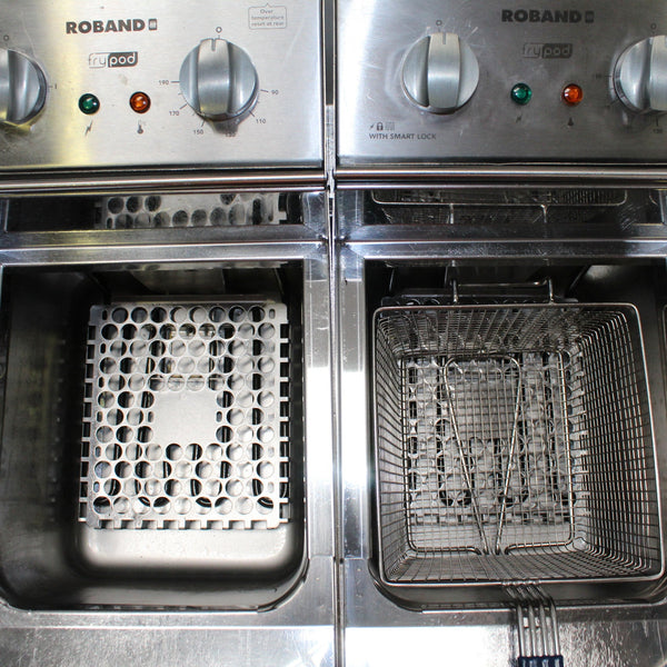 Roband FR28 C/Top Split Pan Fryer (4)