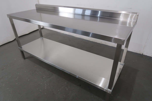 Stainless Steel Bench With Splashback (2)