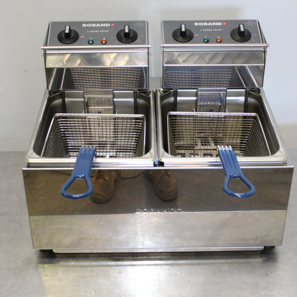 Roband F28 Double Pan Counter Fryer (3)