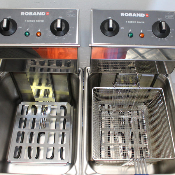 Roband F28 Double Pan Counter Fryer (4)