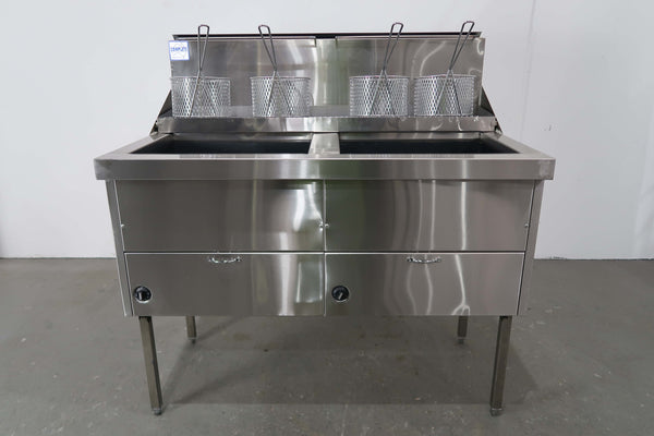 Complete WFS-2/22 Twin Pan Fryer (3)
