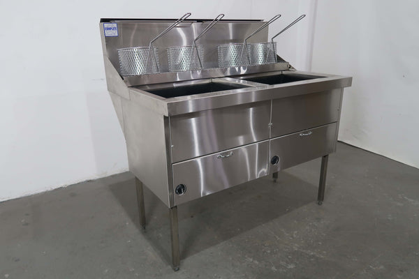 Complete WFS-2/22 Twin Pan Fryer (4)