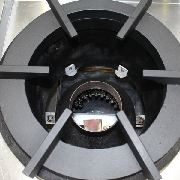 B+S UFWWSPK-1 Waterless 1 Hole Wok Table (4)