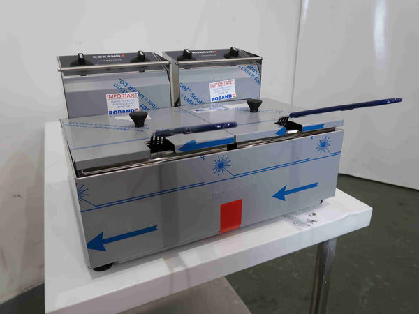 Roband F25 C/Top Split Pan Fryer (2)