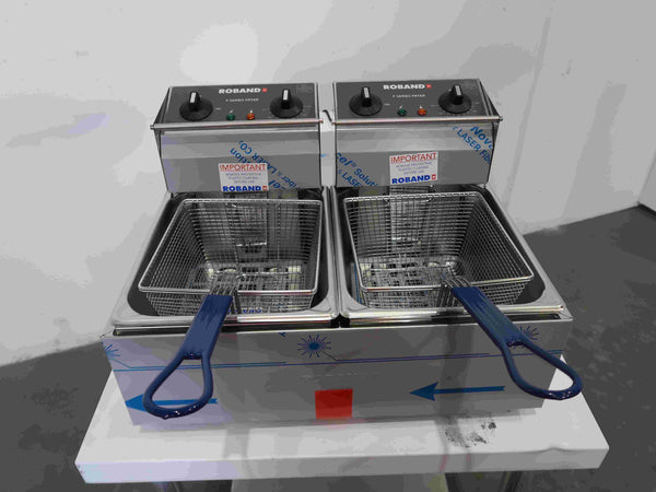Roband F25 C/Top Split Pan Fryer (4)