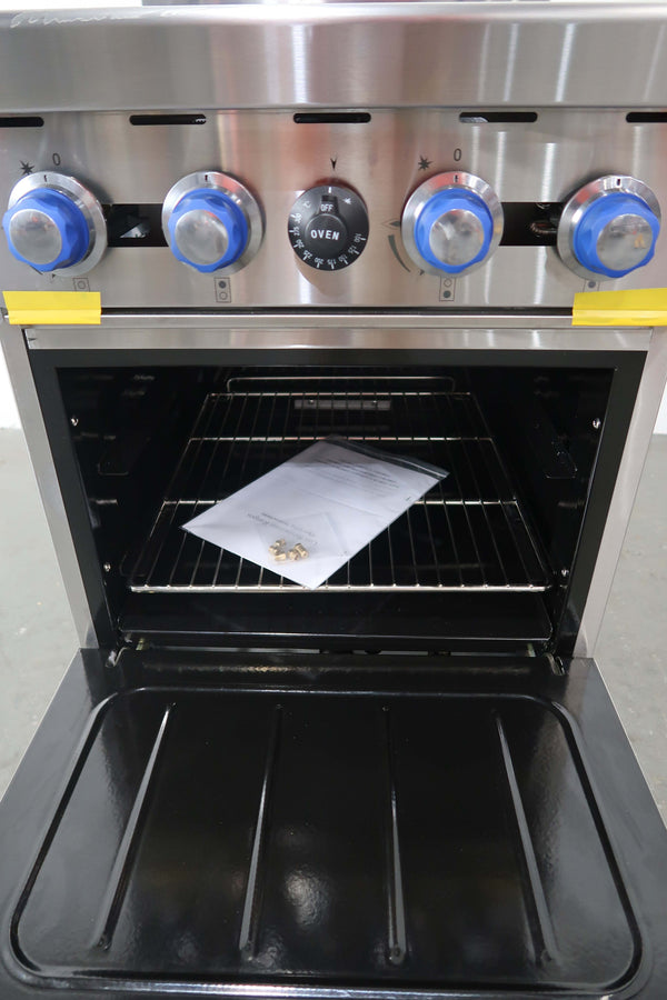 Cookrite AT80G4B-0 4 Burner Range Oven (6)
