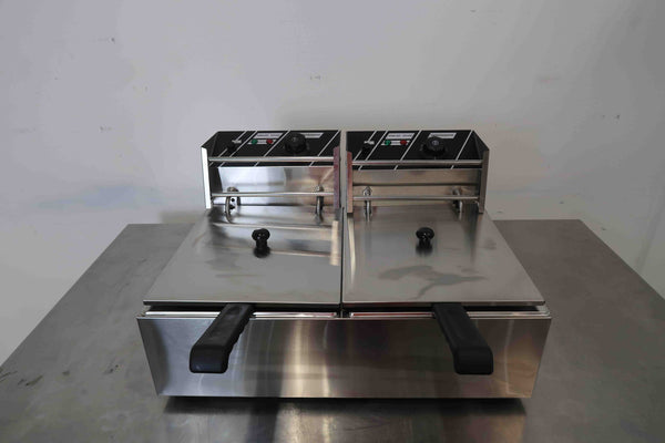 FED TEF-82KW C/Top Split Pan Fryer (2)