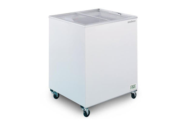 Bromic CF0200FTFG Flat Top Glass Chest Freezer 191L