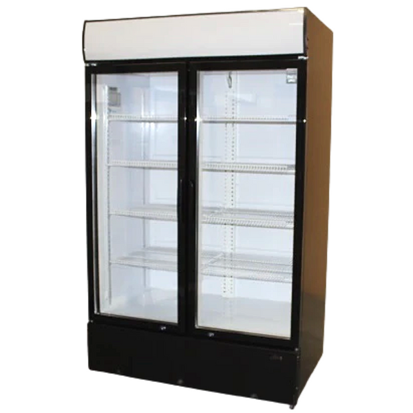 NORSK NG LOW ENERGY 1074LTR BLACK DISPLAY FRIDGE