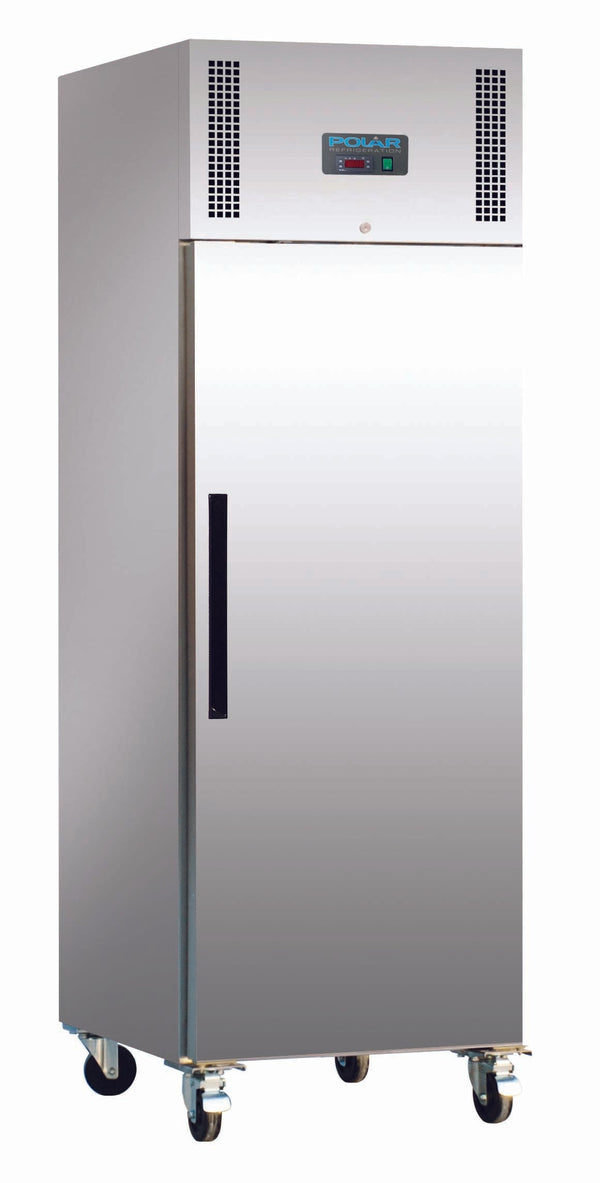 Polar G-Series Upright Fridge Stainless Steel 600L