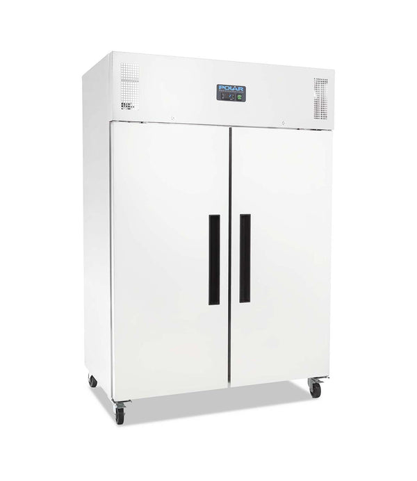 Polar G-Series 2 Door Upright Fridge White 1200L
